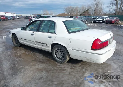 2002 Mercury Grand Marquis Gs z USA, uszkodzony, nr VIN 2MEFM74W92X653712